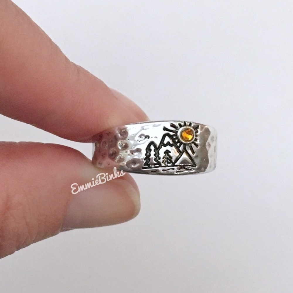 ✨3for$38 New FP Mountain Calling Bohemian Signet Ring - Picture 6 of 16